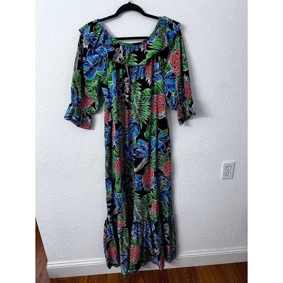 Hilo Hattie original Hawaiian dress made in Hawaii women size medium - Picture 2 of 6